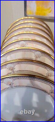 Pacific Majesty By NORITAKE Bone China Salad Plates X13 Set