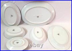 Porcelain 16 platter serving set gravy oval Dish CAROLYN 2693 Noritake 6 pieces