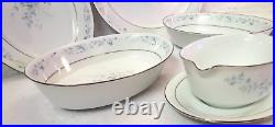 Porcelain 16 platter serving set gravy oval Dish CAROLYN 2693 Noritake 6 pieces