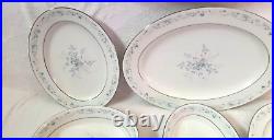 Porcelain 16 platter serving set gravy oval Dish CAROLYN 2693 Noritake 6 pieces