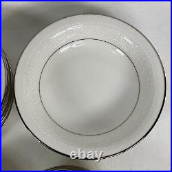 QTY (18) Noritake Ivory China Sorrento 7565 Dinner Plates, Saucers Bowls FLORAL