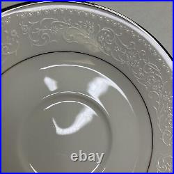 QTY (18) Noritake Ivory China Sorrento 7565 Dinner Plates, Saucers Bowls FLORAL