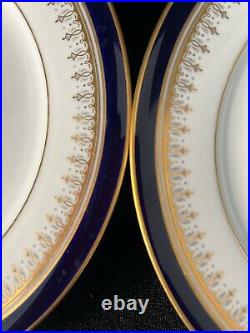 RARE 36 Pc Noritake Grand Monarch Set for 6 w Pasta Bowl Blue Legacy Bone China