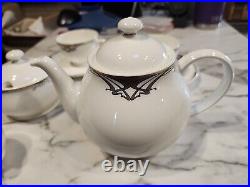 RARE Hotel OKURA Bone China Noritake Tea Set 9 Pcs EUC