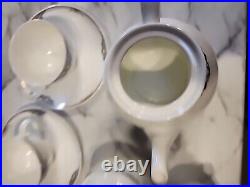 RARE Hotel OKURA Bone China Noritake Tea Set 9 Pcs EUC