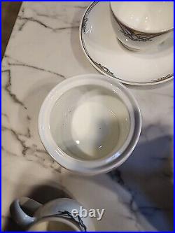RARE Hotel OKURA Bone China Noritake Tea Set 9 Pcs EUC