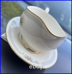 RARE NORITAKE CHINA SET JAPAN 7 PCS 5 Coffee / Tee cups, 1 Gravy Boat with plate