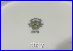 RARE Noritake Japan Dinner Set Hand Painted Floral Golden Trim 28 Piece Gift