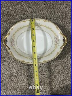 RARE Noritake Japan Dinner Set Hand Painted Floral Golden Trim 28 Piece Gift