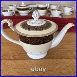 RARE! Tea Set Vintage Noritake Goldlea, 6 Tea Cups & Dessert Plates 4793