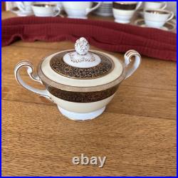 RARE! Tea Set Vintage Noritake Goldlea, 6 Tea Cups & Dessert Plates 4793