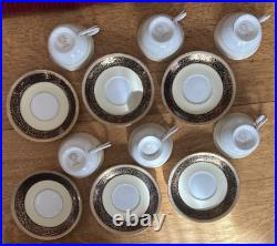 RARE! Tea Set Vintage Noritake Goldlea, 6 Tea Cups & Dessert Plates 4793