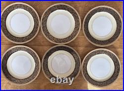 RARE! Tea Set Vintage Noritake Goldlea, 6 Tea Cups & Dessert Plates 4793