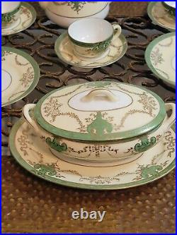 RARE Vintage Noritake Pattern N2126, Red M in Wreath Japan circa 1915