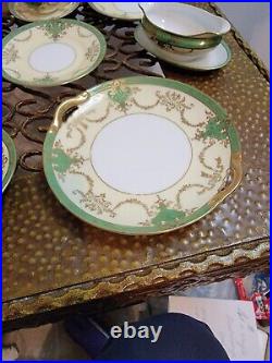 RARE Vintage Noritake Pattern N2126, Red M in Wreath Japan circa 1915