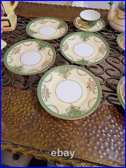 RARE Vintage Noritake Pattern N2126, Red M in Wreath Japan circa 1915