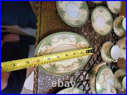 RARE Vintage Noritake Pattern N2126, Red M in Wreath Japan circa 1915