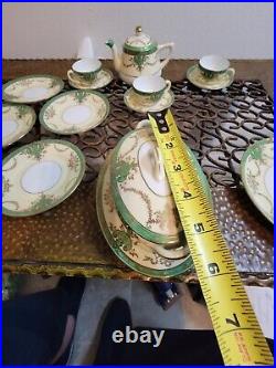 RARE Vintage Noritake Pattern N2126, Red M in Wreath Japan circa 1915