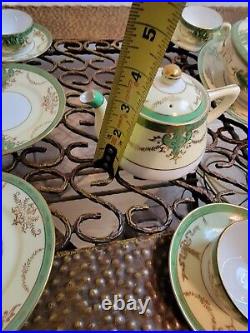 RARE Vintage Noritake Pattern N2126, Red M in Wreath Japan circa 1915
