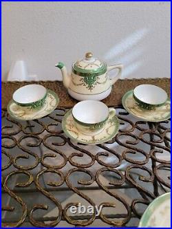 RARE Vintage Noritake Pattern N2126, Red M in Wreath Japan circa 1915