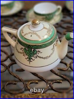 RARE Vintage Noritake Pattern N2126, Red M in Wreath Japan circa 1915