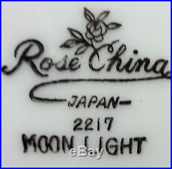 ROSE Japan china MOON LIGHT pattern 74-piece SET SERVICE for Ten (10+)