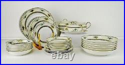 Rare Antique 1921 Noritake Capistrano Pattern 40 Pc. China Dinnerware Set