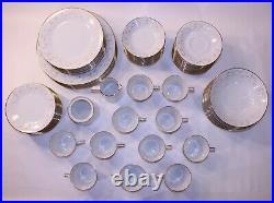 Rare VTG Noritake Duetto 6610 Fine Bone China Made Japan 68 Piece Plates Set Lot