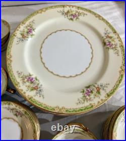 Rare Vintage Noritake 40 Piece Set Vertry 602 c. 1933 MINT CONDITION