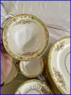 Rare Vintage Noritake 40 Piece Set Vertry 602 c. 1933 MINT CONDITION