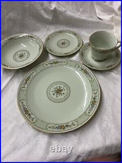 SERVICE FOR SIX-FIVE PIECE PLACE SETTING MEDALLION by NORITAKE CELEDON