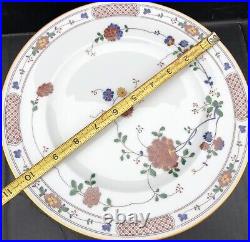 SET (7) Noritake Ireland NANKING 10.5 Dinner Plates Floral Porcelain #2860