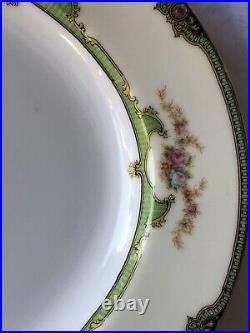 SET OF 2 NORITAKE China Floreal Oval Serving Dish Floral w Gold Trim 16 12