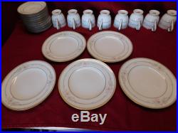 SET of 51 NORITAKE PORCELAIN CHINA JENNA 3760 Salad Dinner Plates Cups Saucers