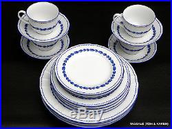 SIMPLICITY BLUE by NORITAKE FINE CHINA 20 PIECE SET DINNER FOR 4 or 8 Nice
