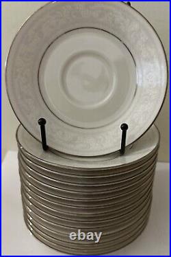 Saucer Plates NORITAKE IVORY CHINA TRUDY 6 Set of 14 Saucer Plates #7087