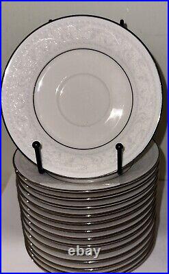 Saucer Plates NORITAKE IVORY CHINA TRUDY 6 Set of 14 Saucer Plates #7087