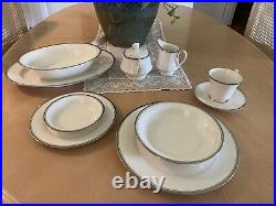 Service For 8 Noritake China COUNTESS Dinnerware + Serving Platter And Oval Bowl
