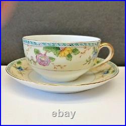 Set/10 Noritake China Amerita Coffee Tea Cup & Saucer Sets Asian + free cup