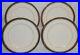 Set (4) NORITAKE Bone China SPELL BINDER PATTERN Dinner Plates MADE IN JAPAN