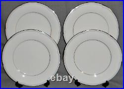 Set (4) NORITAKE Fine China STERLING COVE PATTERN Dinner Plates JAPAN