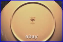 Set 8 Noritake GARDEN EMPRESS 10.75 DINNER PLATES Bone China LOTUS FLOWERS 9741