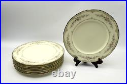 Set Noritake Bone China Shenandoah 9729 Japan Decorative Dinner Plates 10.625
