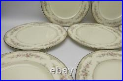 Set Noritake Bone China Shenandoah 9729 Japan Decorative Dinner Plates 10.625
