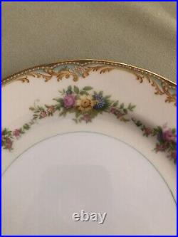 Set Of 7 Luncheon Plates, Noritake Pattern Milroy 86206, Introduced In 1931