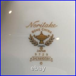 Set Of 8 Noritake Shenandoah (8 1/2) Rimmed Soup Bowls 9729 Ch7328