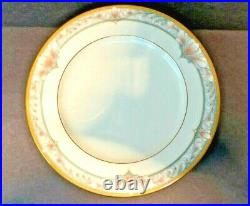 Set of 10 Noritake BARRYMORE DINNER PLATES #9737 10 5/8 Bone China JAPAN