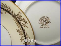 Set of 11 Noritake China GOLD LAUREL GARLAND Black Band 5.5 Berry Bowls, Japan