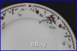 Set of 12 Noritake Adagio 7237 Ivory China Porcelain Floral Salad Plates