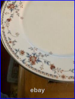 Set of 12 Noritake Adagio Dinner Plates 7237, Ivory China 10 5/8